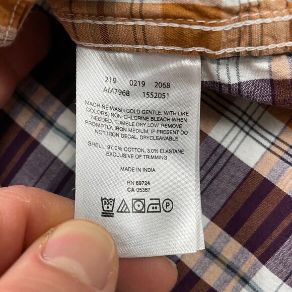 Columbia Flannel Shirt Men Large Multicolor Plaid Long Sleeve Button Down Casual - Picture 5 of 9